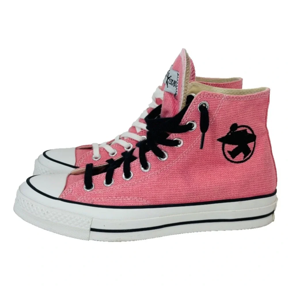 Converse x Stussy Chuck 70 High Surfman Plumeria Pink A02052C Mens 7 Womens 9